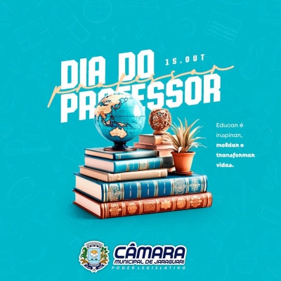 15 DE OUTUBRO - DIA DOS PROFESSORES!